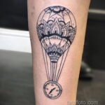 Фото тату воздушный шар 05.07.2021 №164 - balloon tattoo - tatufoto.com