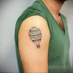 Фото тату воздушный шар 05.07.2021 №167 - balloon tattoo - tatufoto.com