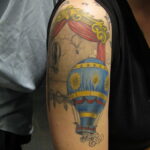 Фото тату воздушный шар 05.07.2021 №217 - balloon tattoo - tatufoto.com