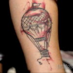 Фото тату воздушный шар 05.07.2021 №222 - balloon tattoo - tatufoto.com