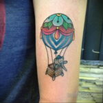 Фото тату воздушный шар 05.07.2021 №231 - balloon tattoo - tatufoto.com