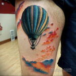 Фото тату воздушный шар 05.07.2021 №238 - balloon tattoo - tatufoto.com