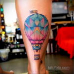 Фото тату воздушный шар 05.07.2021 №247 - balloon tattoo - tatufoto.com