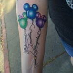 Фото тату воздушный шар 05.07.2021 №282 - balloon tattoo - tatufoto.com