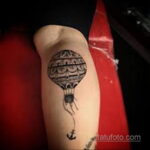 Фото тату воздушный шар 05.07.2021 №286 - balloon tattoo - tatufoto.com