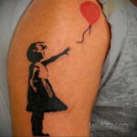 Фото тату воздушный шар 05.07.2021 №293 - balloon tattoo - tatufoto.com