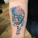 Фото тату воздушный шар 05.07.2021 №317 - balloon tattoo - tatufoto.com