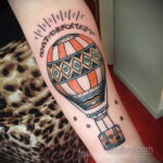 Фото тату воздушный шар 05.07.2021 №351 - balloon tattoo - tatufoto.com