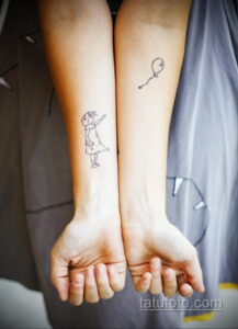 Фото тату воздушный шар 05.07.2021 №362 - balloon tattoo - tatufoto.com