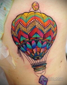 Фото тату воздушный шар 05.07.2021 №366 - balloon tattoo - tatufoto.com