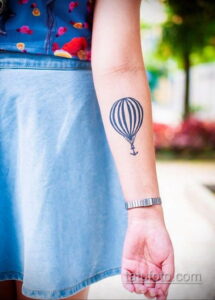 Фото тату воздушный шар 05.07.2021 №368 - balloon tattoo - tatufoto.com