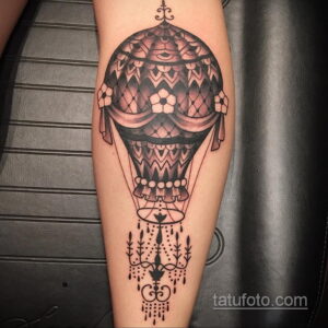 Фото тату воздушный шар 05.07.2021 №370 - balloon tattoo - tatufoto.com