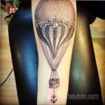 Фото тату воздушный шар 05.07.2021 №375 - balloon tattoo - tatufoto.com