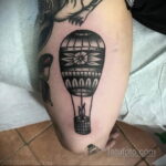 Фото тату воздушный шар 05.07.2021 №387 - balloon tattoo - tatufoto.com