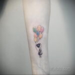 Фото тату воздушный шар 05.07.2021 №395 - balloon tattoo - tatufoto.com