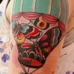 Фото тату воздушный шар 05.07.2021 №397 - balloon tattoo - tatufoto.com