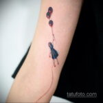 Фото тату воздушный шар 05.07.2021 №401 - balloon tattoo - tatufoto.com