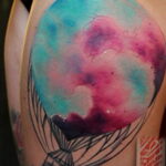 Фото тату воздушный шар 05.07.2021 №417 - balloon tattoo - tatufoto.com