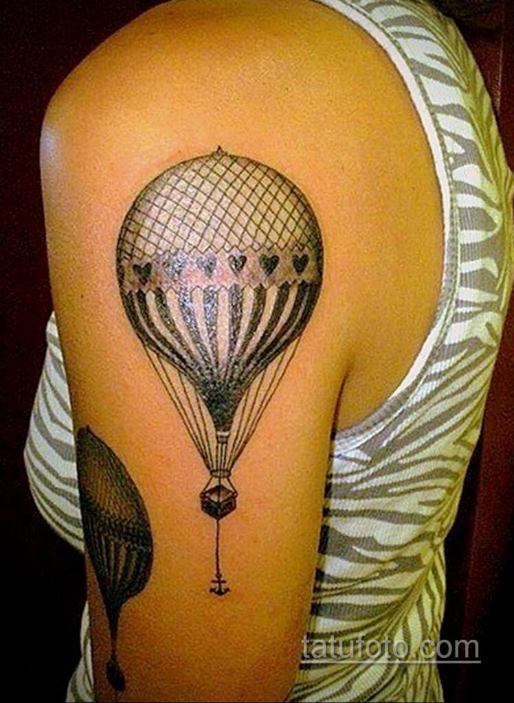 Фото тату воздушный шар 05.07.2021 №425 - balloon tattoo - tatufoto.com