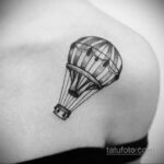 Фото тату воздушный шар 05.07.2021 №434 - balloon tattoo - tatufoto.com