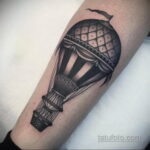 Фото тату воздушный шар 05.07.2021 №446 - balloon tattoo - tatufoto.com