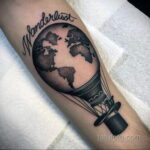 Фото тату воздушный шар 05.07.2021 №448 - balloon tattoo - tatufoto.com