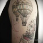 Фото тату воздушный шар 05.07.2021 №450 - balloon tattoo - tatufoto.com