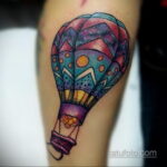 Фото тату воздушный шар 05.07.2021 №460 - balloon tattoo - tatufoto.com