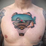 Фото тату воздушный шар 05.07.2021 №464 - balloon tattoo - tatufoto.com