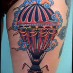 Фото тату воздушный шар 05.07.2021 №469 - balloon tattoo - tatufoto.com