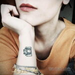 Фото тату для фотографа 06.07.2021 №011 - tattoo photo camera - tatufoto.com