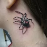 Фото тату паук для девушки 25.07.2021 №020 - spider tattoo for girls - tatufoto.com