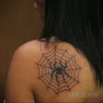 Фото тату паук для девушки 25.07.2021 №021 - spider tattoo for girls - tatufoto.com