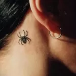 Фото тату паук для девушки 25.07.2021 №027 - spider tattoo for girls - tatufoto.com