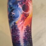 Фото тату планета 20.07.2021 №002 - planet tattoo - tatufoto.com