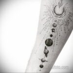 Фото тату планета 20.07.2021 №022 - planet tattoo - tatufoto.com
