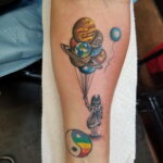 Фото тату планета 20.07.2021 №030 - planet tattoo - tatufoto.com