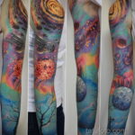 Фото тату планета 20.07.2021 №036 - planet tattoo - tatufoto.com