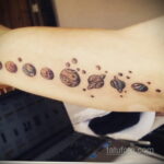 Фото тату планета 20.07.2021 №044 - planet tattoo - tatufoto.com