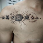 Фото тату планета 20.07.2021 №056 - planet tattoo - tatufoto.com