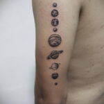 Фото тату планета 20.07.2021 №068 - planet tattoo - tatufoto.com