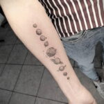Фото тату планета 20.07.2021 №081 - planet tattoo - tatufoto.com