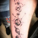 Фото тату планета 20.07.2021 №087 - planet tattoo - tatufoto.com