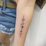 Фото тату планета 20.07.2021 №091 - planet tattoo - tatufoto.com