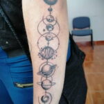 Фото тату планета 20.07.2021 №186 - planet tattoo - tatufoto.com