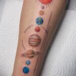 Фото тату планета 20.07.2021 №187 - planet tattoo - tatufoto.com