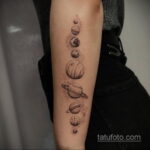 Фото тату планета 20.07.2021 №198 - planet tattoo - tatufoto.com