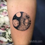 Фото тату планета 20.07.2021 №211 - planet tattoo - tatufoto.com
