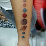 Фото тату планета 20.07.2021 №217 - planet tattoo - tatufoto.com