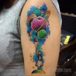 Фото тату планета 20.07.2021 №223 - planet tattoo - tatufoto.com